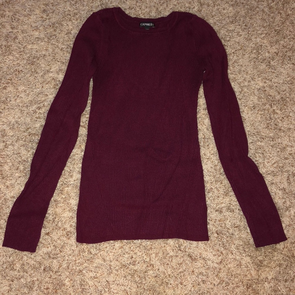 Maroon/purple sweater from Express, Size S